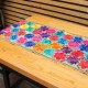 Centro de Mesa Bordado Flores 2.50 mts -Multicolor - Envío Gratuito