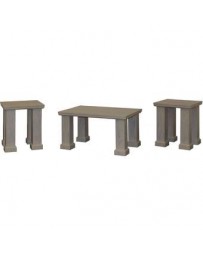 Juego de Mesas Layna Fabou Muebles - Beige