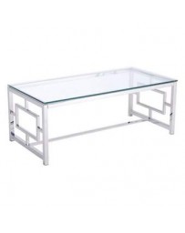 Mesa de centro marca Zuo modelo Geranium - acero inoxidable / 100183