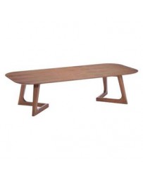 Mesa de centro marca Zuo modelo Park West - Nogal / 100097