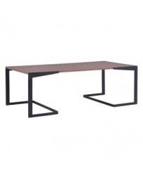 Mesa de centro marca Zuo modelo Sister - Nogal / 100150 - Envío Gratuito