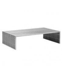 Mesa de centro rectangular marca Zuo modelo Novel - Acero 100083