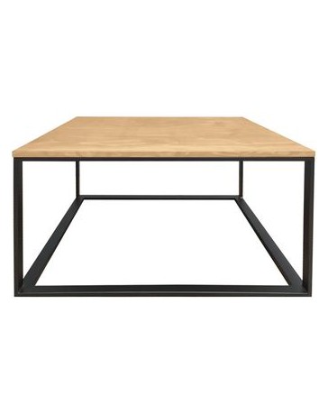 Mesa Carbono Plomo De Acero Y Madera - Multicolor - Envío Gratuito