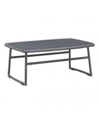 Mesa de centro para jardin marca Zuo modelo Ingonish - gris / 703531