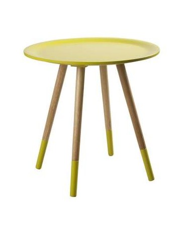 Mesa auxiliar-The H design-Mesita Fancy estilo escandinavo y moderno-Amarillo - Envío Gratuito