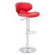 Banco para bar marca Zuo modelo Fly - rojo / 300132 - Envío Gratuito