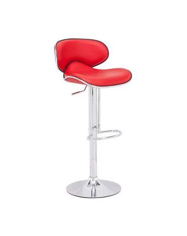 Banco para bar marca Zuo modelo Fly - rojo / 300132 - Envío Gratuito