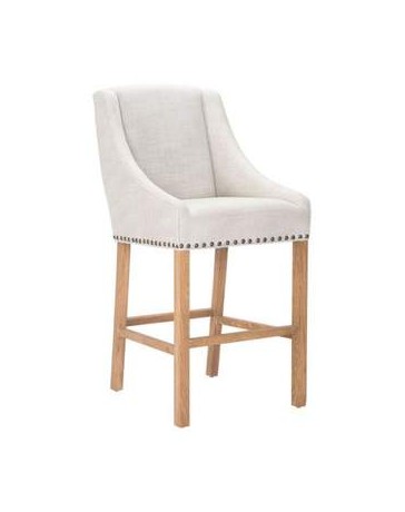 Banco para bar marca Zuo modelo Indio - beige / 98613 - Envío Gratuito