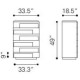 Cajonera marca Zuo modelo San Diego - nogal / 800331 - Envío Gratuito