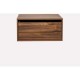 Cajonera Sencilla Closet GOCA MUEBLES Nogal Terracota 80CM - Envío Gratuito