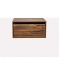 Cajonera Sencilla Closet GOCA MUEBLES Nogal Terracota 80CM - Envío Gratuito