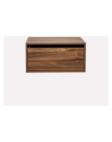 Cajonera Sencilla Closet GOCA MUEBLES Nogal Terracota 80CM - Envío Gratuito