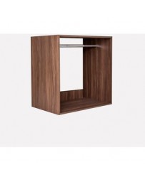 Mueble Colgador De Ropa Closet GOCA MUEBLES Nogal Terracota 60CM - Envío Gratuito