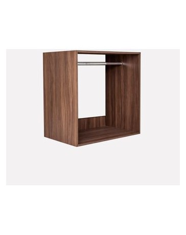 Mueble Colgador De Ropa Closet GOCA MUEBLES Nogal Terracota 60CM - Envío Gratuito