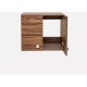 Maletero Con Puertas Closet GOCA MUEBLES Nogal Terracota 80CM - Envío Gratuito